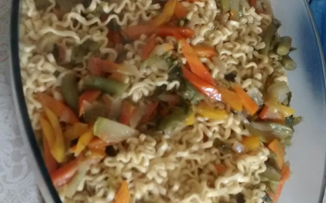 Macarrão vegetariano