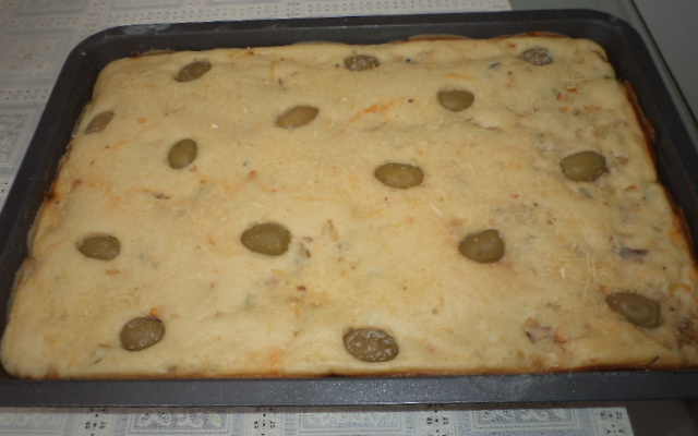 Purê de batata com requeijão gratinado