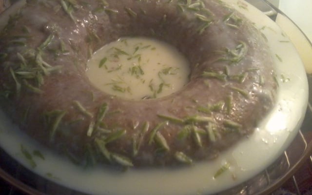 Bolo verde de limão