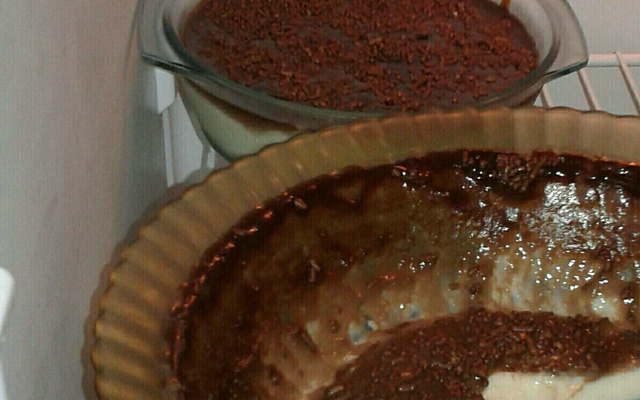 Torta mousse de chocolate com coco