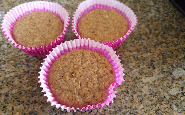 Cupcake integral de maçã com canela