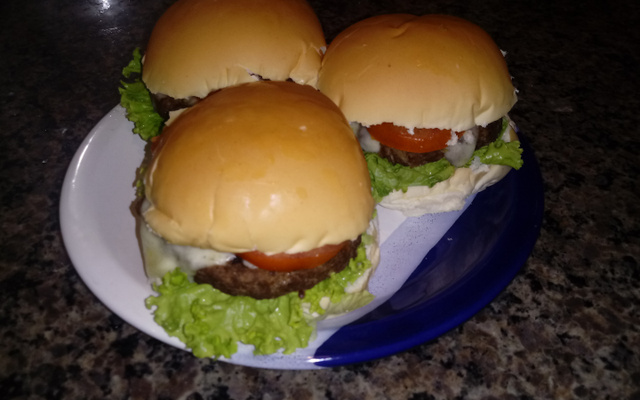 Hambúrguer Caseiro Temperado