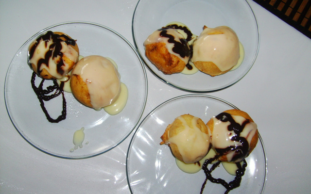 Sorvete frito do Cesar