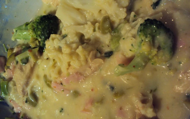 Frango na cerveja com requeijão