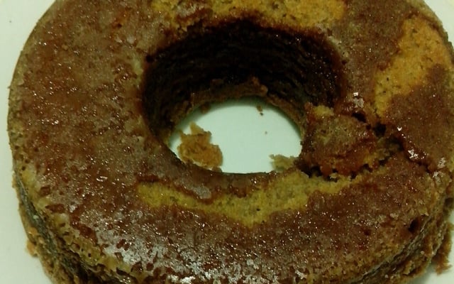 Torta de banana de liquidificador