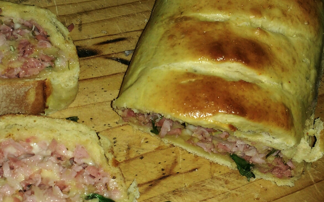 Pão caseiro com fermento seco