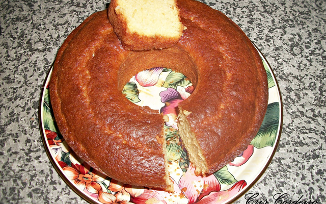 Bolo de mexerica econômico