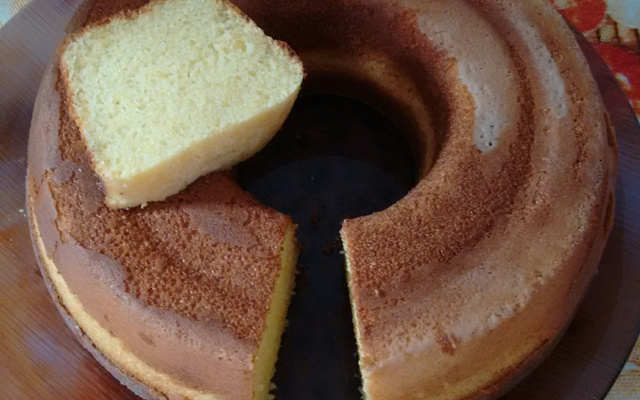 Bolo de milharina