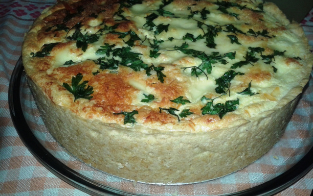 Quiche de frango (super leve e saboroso )