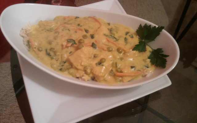 Creme de milho com frango