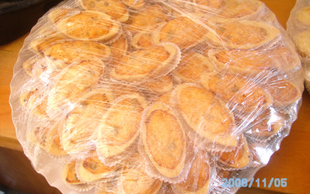 Barquete de kani-kama ao creme