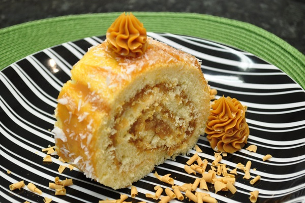 Rocambole diet com farinha de rosca