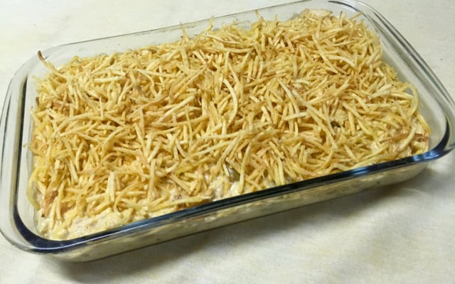 Fricassê saboroso de frango