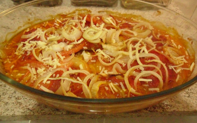 Filé de peixe ao forno - magnífico