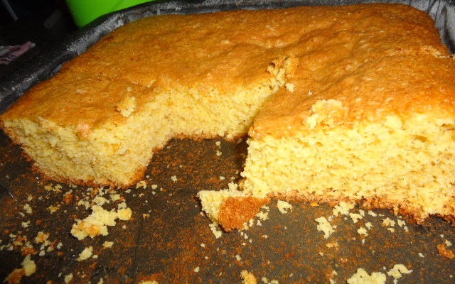 Bolo de fubá da vó Maria