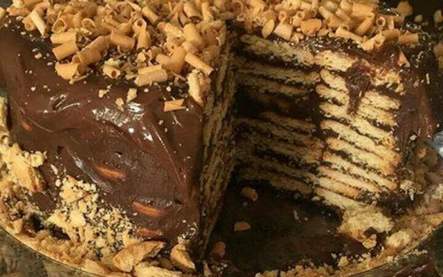 Torta de palha italiana