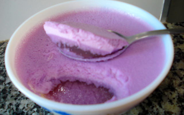 Mousse de gelatina light