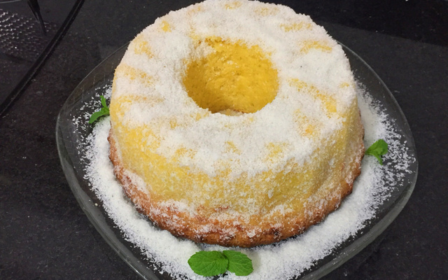 Bolo de mandioca do Flávio