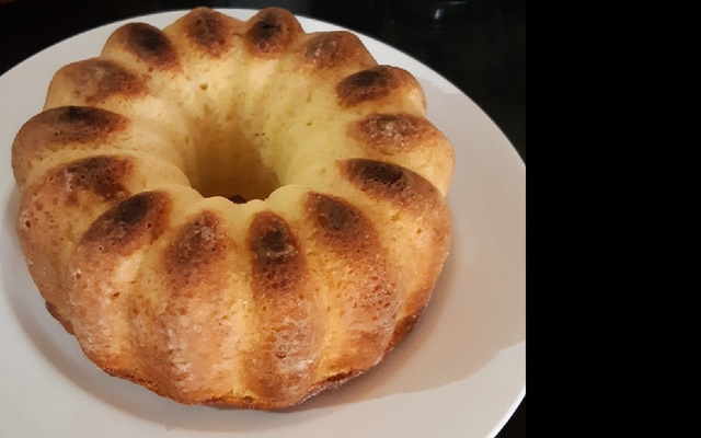 Bolo de queijo com milharina