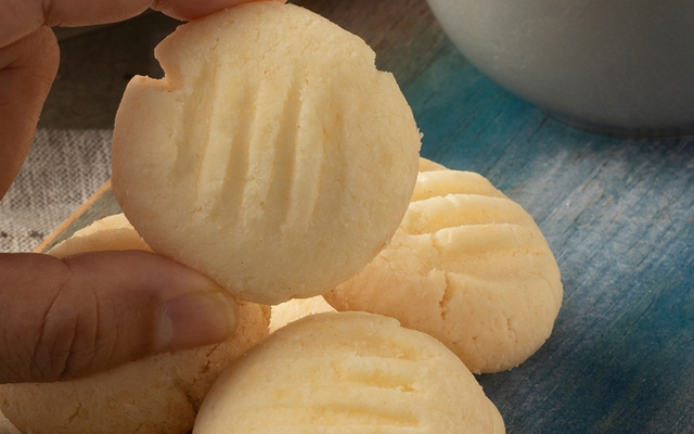 Biscoito de nata na air fryer