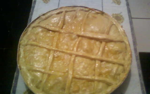 Torta de Frango com Requeijão