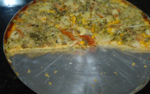 Massa de pizza fácil no liquidificador