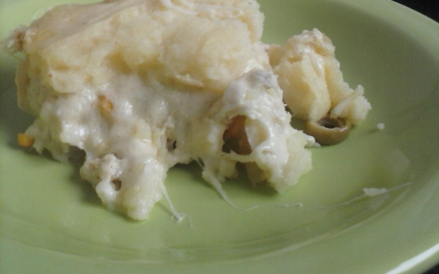 Escondidinho de frango cremoso