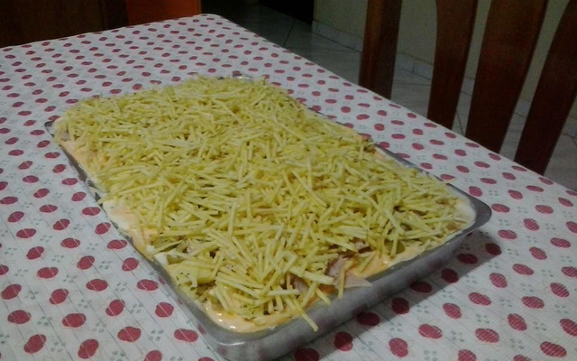 Batata recheada de forno