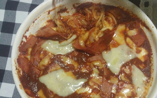 Macarronada de carne moída