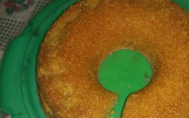 Bolo de flocão de milho