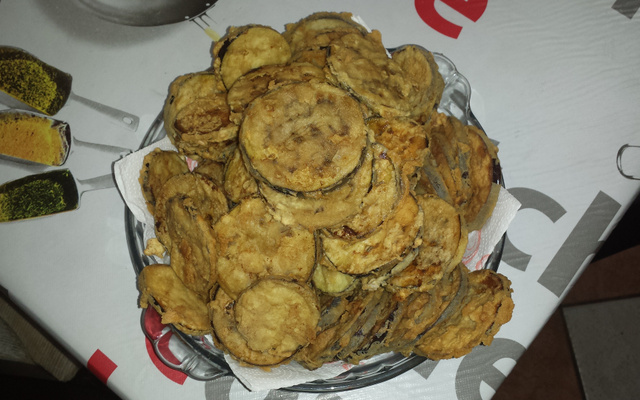 Berinjela a milanesa