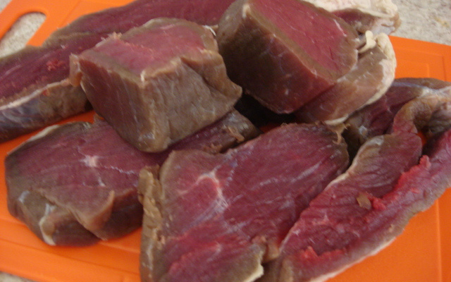 Carne de Sol maturada no freezer