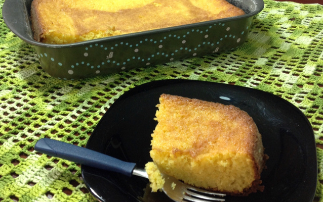 Bolo de fubá da Wanda