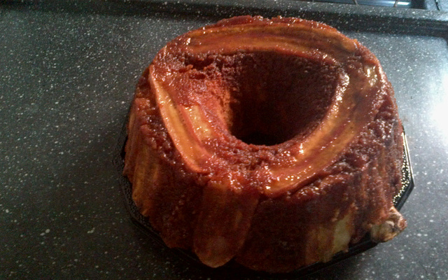 Bolo delícia de banana