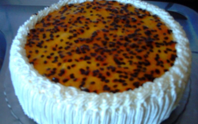 Torta mousse de maracujá