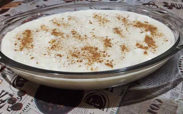 Arroz doce cremoso