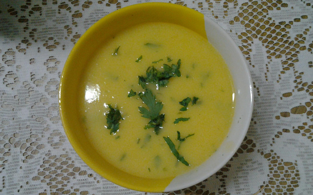 Caldo de mandioquinha