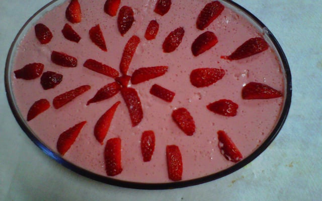 Mousse de morango