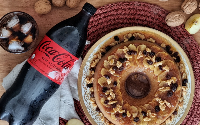 Pudim de pão natalino 