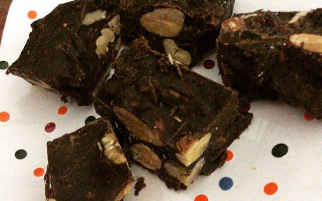 Barra de chocolate saudável