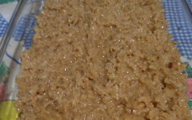 Cocada com leite condensado