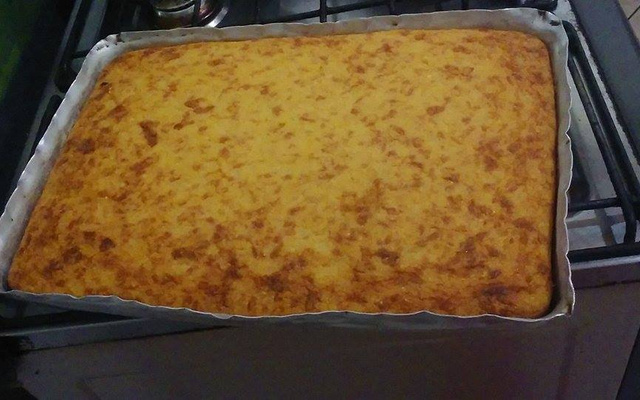 Sopa paraguaia de milharina