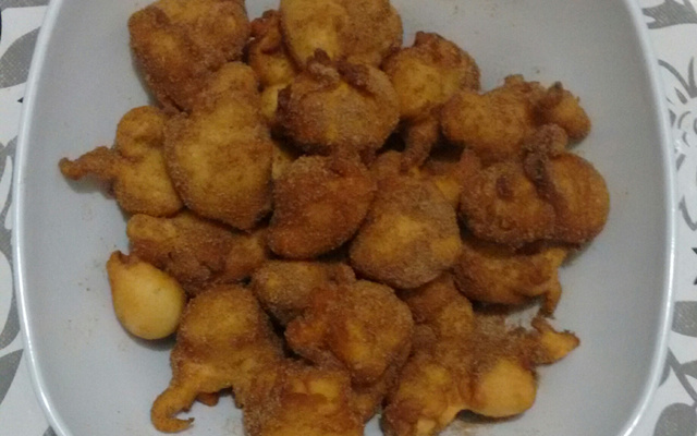 Bolinhos de chuvas sem óleo
