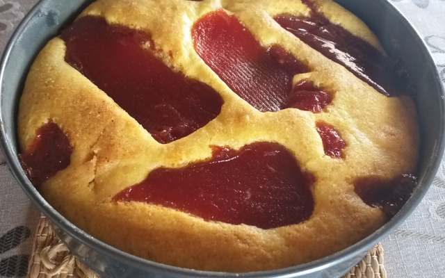 Bolo de fubá vegano - fica igualzinho ao normal