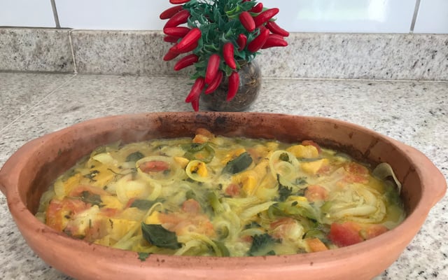 Moqueca de banana da terra
