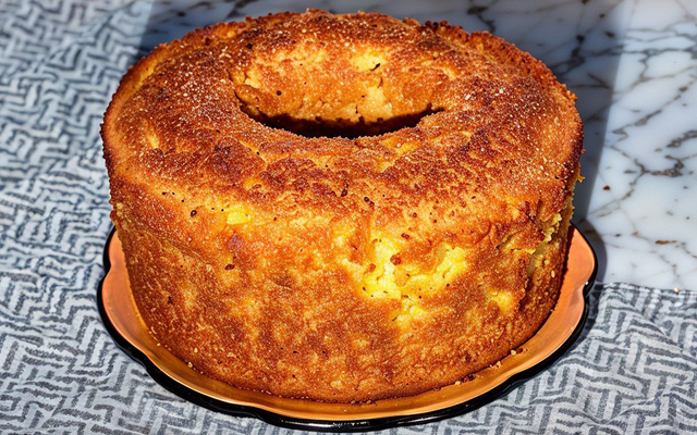 Bolo simples de milho verde