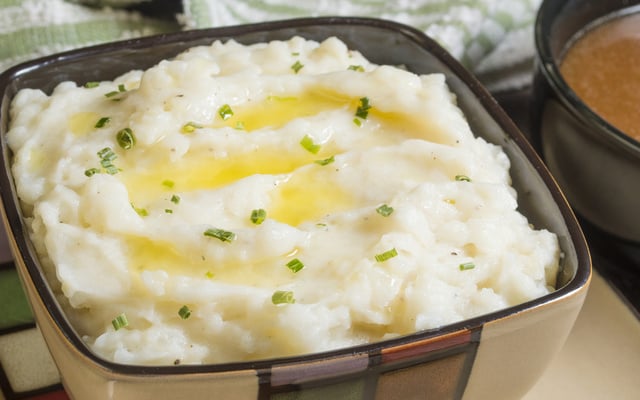 Purê de batata com azeite