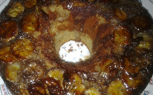 Bolo de banana com farinha de rosca