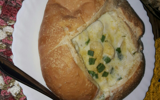 Sopa creme de palmito