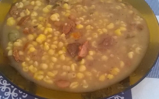 Mungunzá salgado à moda cearense